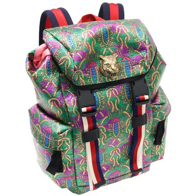 gucci brocade backpack
